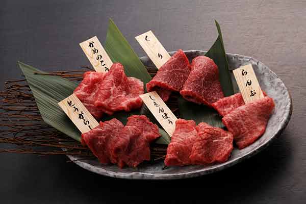 赤身肉5種盛り合わせ食べ比べセット