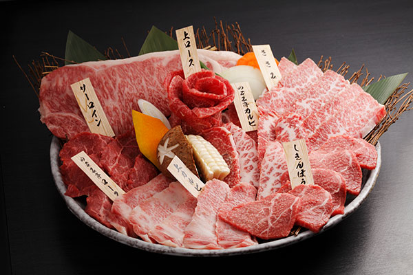 のぞみ亭希少部位盛り合わせ